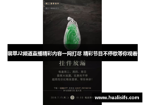 翡翠J2频道直播精彩内容一网打尽 精彩节目不停歇等你观看